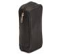 Case for 2 Tobacco Pipes Black PU Leather -  Price: 17,50€