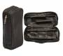 Case for 2 Tobacco Pipes Black PU Leather -  Price: 17,50€