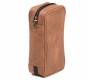 Case for 2 Tobacco Pipes Brown made of PU Leather -  Price: 17,50€
