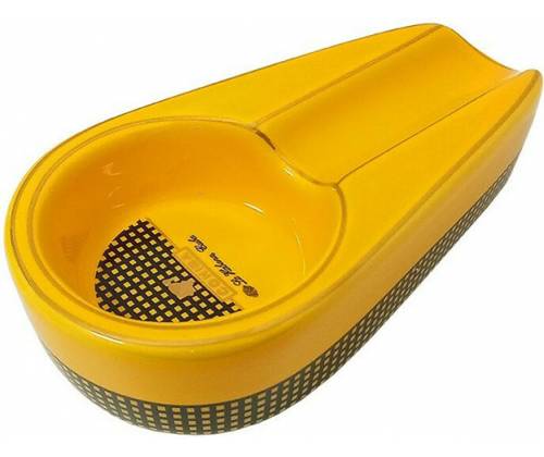 Σταχτοδοχείο Κεραμικό Cohiba 1 θέσης για Πούρα Κίτρινο - ASH-103 - Τιμή: 13,50€