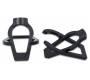 One (1) Position Plastic Tobacco Pipe Stand - Black -  Price: 2,50€