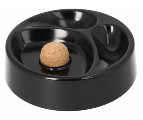 Angelo Τασάκι - Σταχτοδοχείο για 2 Πίπες Καπνού Μεταλλικό Μαύρο (412002) - Τιμή: 11,50€