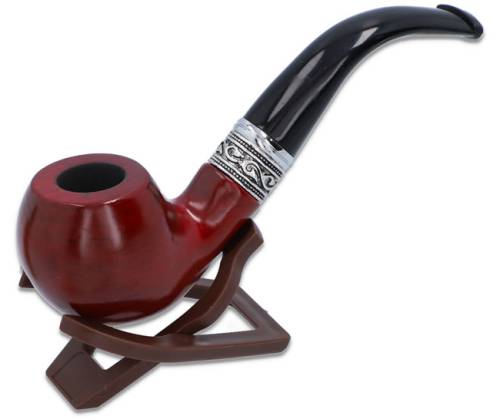 Σετ Κλασική Πίπα Καπνού MD Καφέ με Αναπτήρα Πολυτελείας - 40000245 - Τιμή: 22,00€