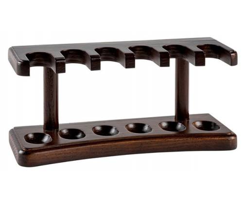 Tobacco Pipe Stand Six (6) Positions Wooden (706002) -  Price: 34,50€