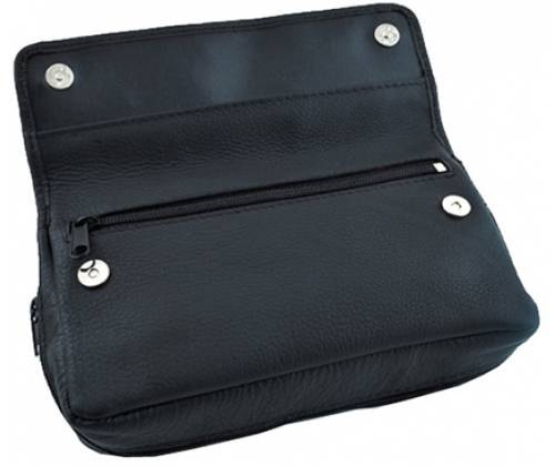3-Slot Tobacco Pipe Case Leather Black 341 -  Price: 22,50€
