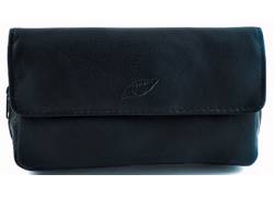 Θήκη για Πίπα καπνού 3 Θέσεων Δερμάτινη Μαύρη  341