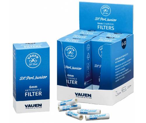 Ανταλλακτικό Φίλτρο Vauen Ενεργού Ανθρακα 6mm - 30τεμ. - Τιμή: 3,80€