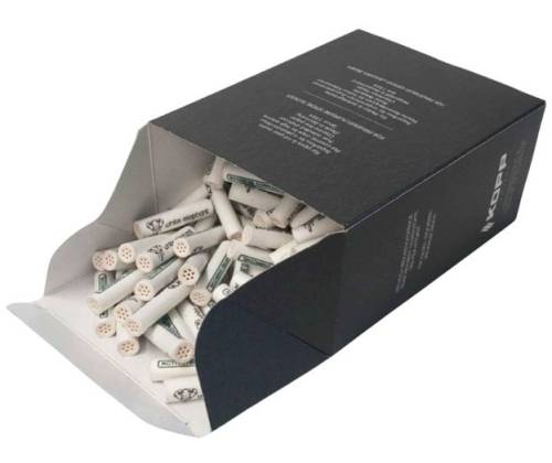 Elephant Active Charcoal Φιλτράκια για Πίπα καπνού 9mm - XXL Pack 250 τεμ. - Τιμή: 26,50€