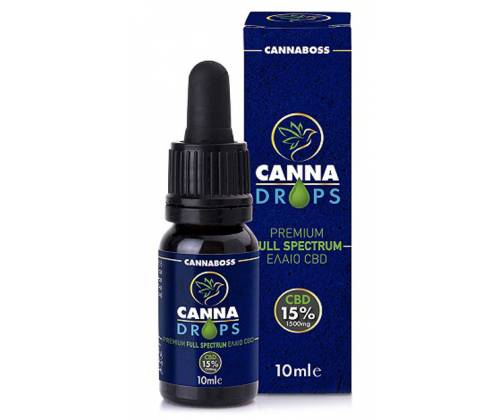 CBD Oil Έλαιο Κάνναβης CannaDrops – 10ml 15% (1500mg) - Τιμή: 59,90€