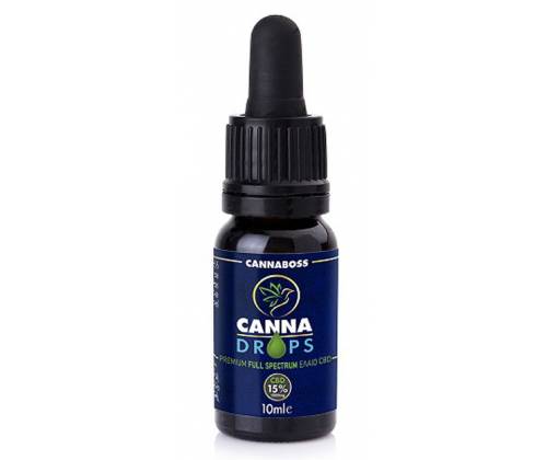 CBD Oil Έλαιο Κάνναβης CannaDrops – 10ml 15% (1500mg) - Τιμή: 59,90€