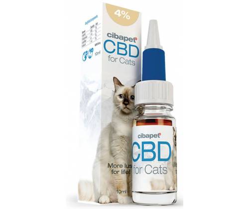 Cibdol CBD Oil for Cats 4% (10ml) - Ελαιο Κάνναβης για Γάτες - Τιμή: 28,50€