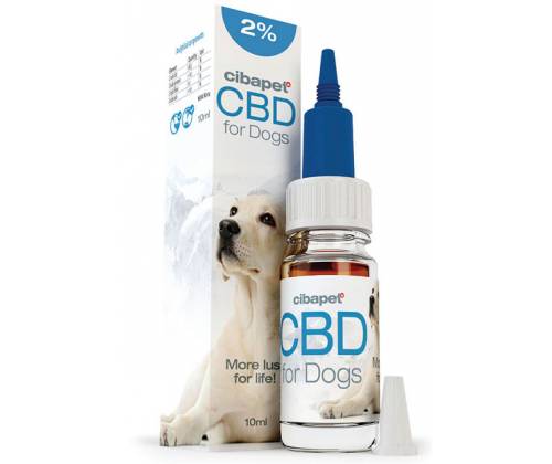 Cibdol CBD Oil for Dogs 2% (10ml) - Ελαιο Κάνναβης για Σκύλους - Τιμή: 22,50€