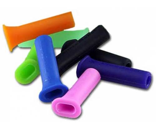 Silicone Tip Regular Flattened Different Colors -  Price: 1,25€