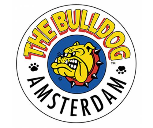 The Bulldog Amsterdam Αυτοκόλλητο Λευκό 95mm - Τιμή: 0,40€