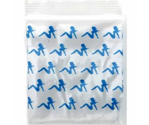 Zip Security Bag - Woman (50x50mm) -  Price: 0,30€