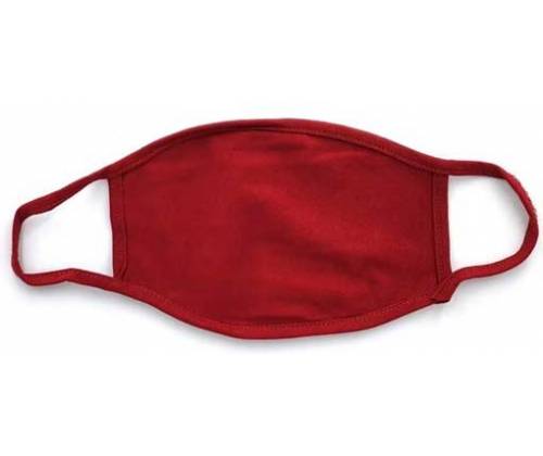 Μάσκα Προστασίας Βαμβακερή Μπορντό - Πολλαπλών Χρήσεων. - Τιμή: 1,29€