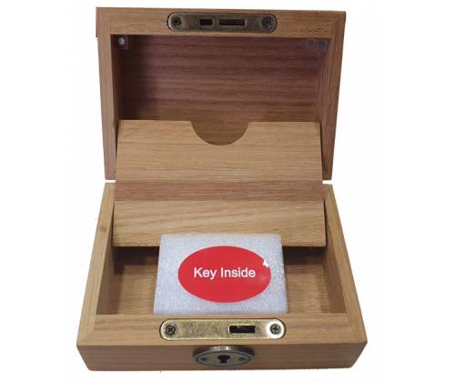 Buddies Wood Box - Ξύλινο Κουτί με Κλειδί 13x9x6.5cm - Τιμή: 19,90€