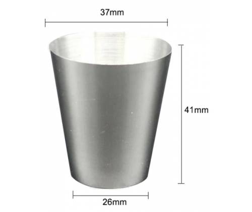 Σετ Μεταλλικά Σφηνοπότηρα με Δερμάτινη Θήκη (499970) - 4 τμχ - Τιμή: 3,80€