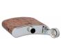 Hip Flask Φλασκί Ποτού Φελλός Cork (F3300) - 180ml - Τιμή: 11,50€
