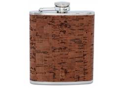 Hip Flask Φλασκί Ποτού Φελλός Cork (F3301) - 210ml
