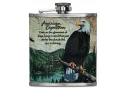 Hip Flask Φλασκί Ποτού Art Σχεδιο Αετός - 210ml