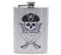 Hip Flask Φλασκί Ποτού Chrome Pirate (F4010) - 240ml - Τιμή: 12,50€