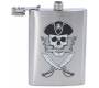 Hip Flask Φλασκί Ποτού Chrome Pirate (F4010) - 240ml - Τιμή: 12,50€