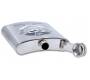Hip Flask Φλασκί Ποτού Chrome Pirate (F4010) - 240ml - Τιμή: 12,50€