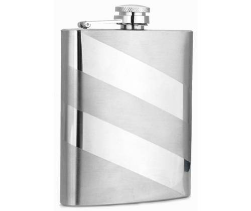 Hip Flask Φλασκί Ποτού Stripes (490060) - 240ml - Τιμή: 10,50€