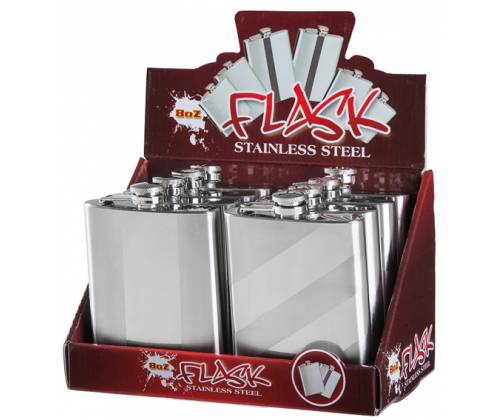 Hip Flask Φλασκί Ποτού Stripes (490060) - 240ml - Τιμή: 10,50€