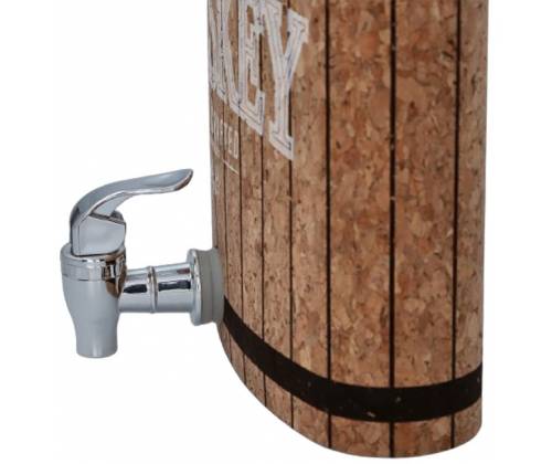 Hip Flask Δοχέιο Φλασκί Ποτού Whiskey Γίγας με Βρυσάκι (F3513) - 3840ml - Τιμή: 79,00€