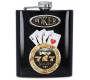 Hip Flask Φλασκί Ποτού All Black Poker 777 (F4012) - 210ml - Τιμή: 11,90€