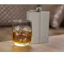 Hip Flask Φλασκί Ποτού Chrome Mat (F016) - 240ml - Τιμή: 10,50€