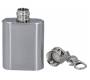 Hip Flask Mini Keychain Silver - 30ml -  Price: 4,50€