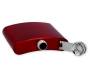 Hip Flask Φλασκί Ποτού Red Mat (F3070) - 180ml - Τιμή: 9,50€
