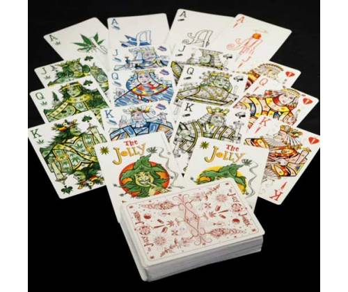 Πολυτελής Τράπουλα Jolly Jointer Double - Πράσινη / Κόκκινη - Τιμή: 16,90€