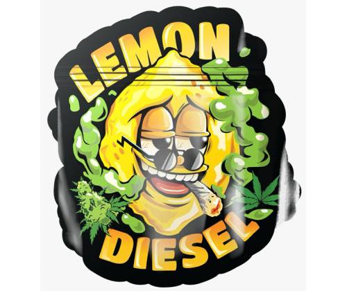 Security Mylar Zip Bag - Lemon Diesel -  Price: 0,90€