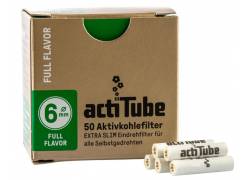 Ανταλλακτικό Φίλτρο actiTube Extra Slim 50 Ενεργού Ανθρακα 6mm