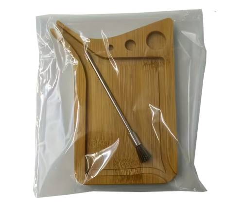 Μίνι Rolling Tray από Bamboo με Στόμιο Εκροής (135x75mm) - Τιμή: 6,90€