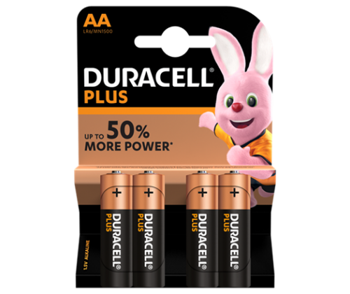 Αλκαλικές Μπαταρίες Duracell Plus Μέγεθος AA - Τιμή: 2,65€