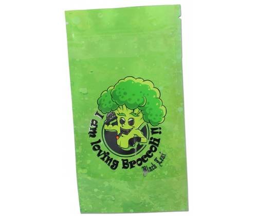 Σακουλάκι Ασφαλείας Mylar Zip Bag - Broccoli (192x102mm) - Τιμή: 0,75€
