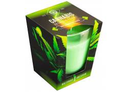Cannabis Αρωματικό Κερί Scented Candle 20 ωρών - Dry Leaves 230gr