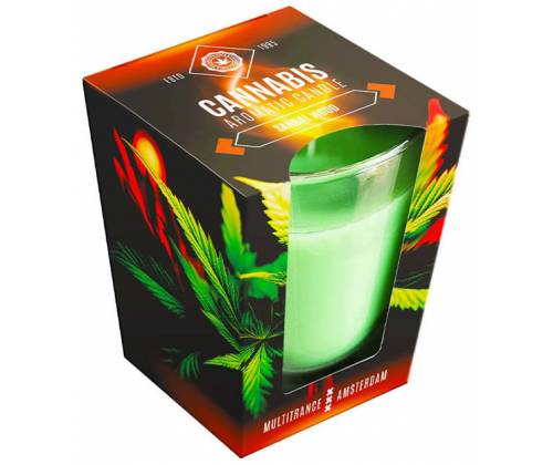 Cannabis Αρωματικό Κερί Scented Candle 20 ωρών - Sandal Wood 230gr - Τιμή: 7,50€