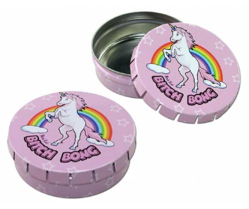 Μεταλλικό Kουτί ClickClack Box Bitch Bong - 55mm - Τιμή: 2,00€