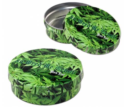 Μεταλλικό Kουτί ClickClack Box Leaves - 55mm - Τιμή: 2,00€