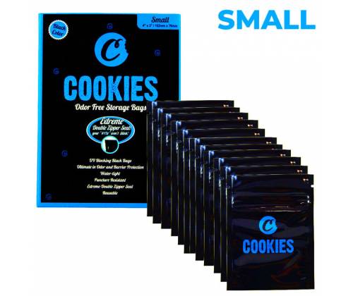 Σακουλάκι Ασφαλείας Cookies Ziplock Smell Proof - Small (102x76mm) - Τιμή: 1,00€