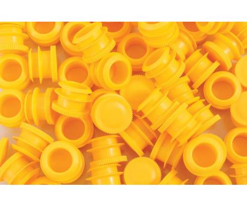 Cap for Storage Cylinder Plastic Yellow - 15mm -  Price: 0,20€