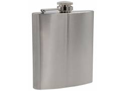 Hip Flask Φλασκί Ποτού Chrome Mat (F001) - 210ml