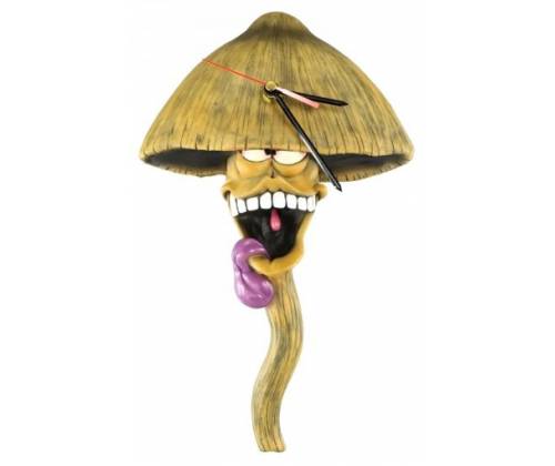Funguys Ρολόι Τοίχου Ξύλινο Magic Mushroom - Υψος 30cm - Τιμή: 19,90€
