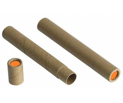 Κύλινδρος Αποθήκευσης Jaja Deluxe Χάρτινος με Πορτοκαλί Καπάκι 12cm - Τιμή: 0,80€